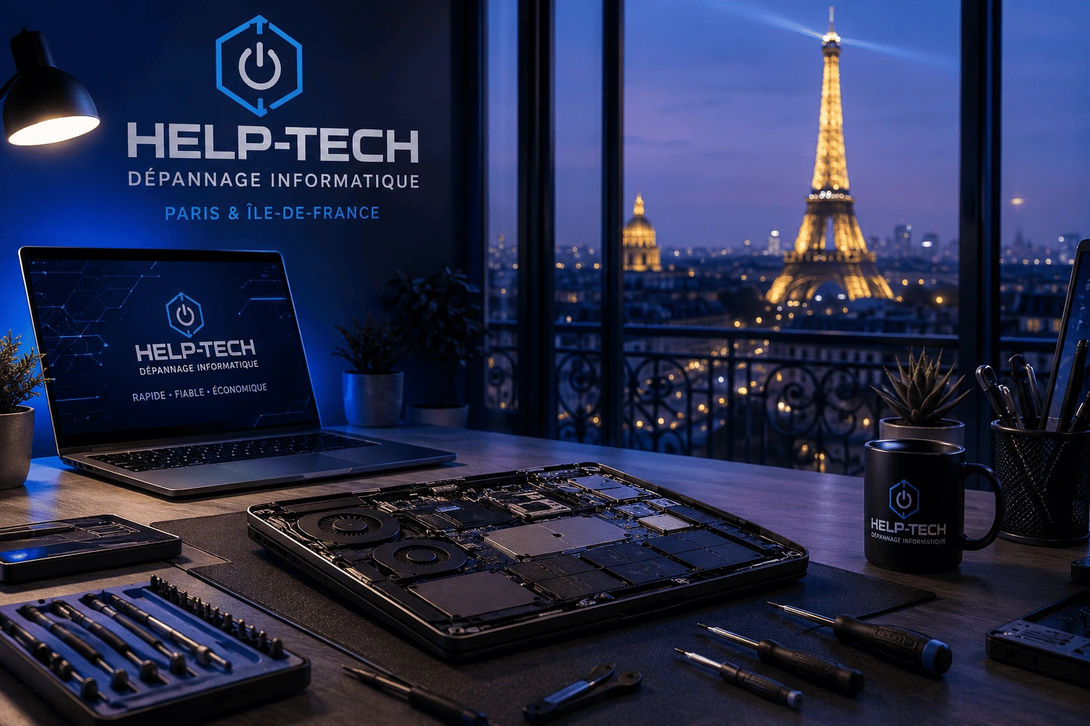 Dépannage informatique Paris 2e Technicien HELP-TECH en dépannage informatique à Paris 2e